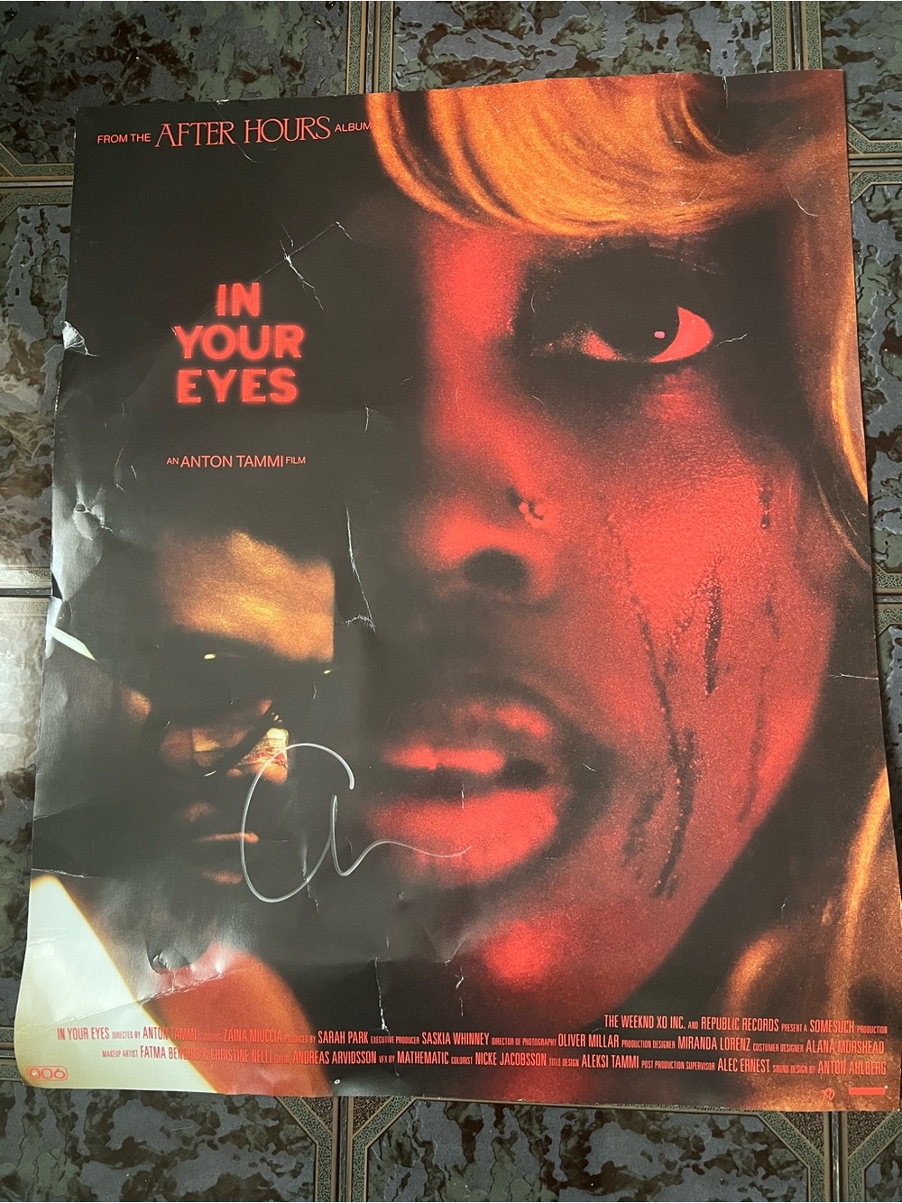 The Weeknd's "In Your Eyes" 2020 Poster - Wall Art